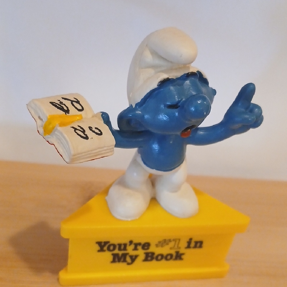Smurf Figurine You're #1 In My book Collectible - Picture 10 of 10